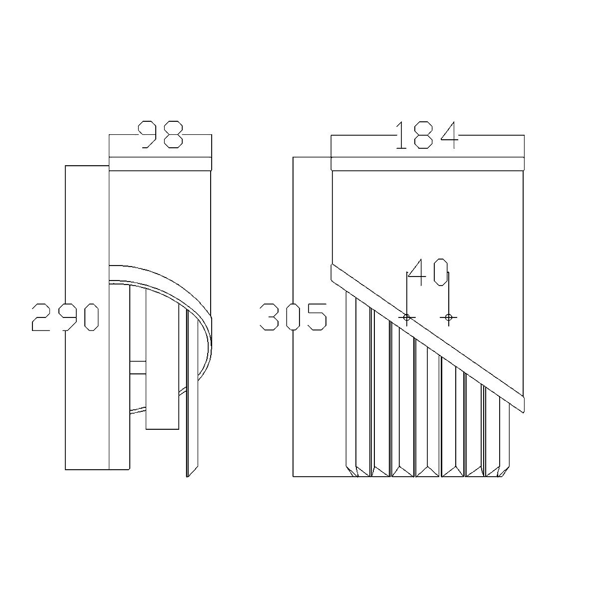 Gigi 1 Light Wall Light Polished Nickel - HK-GIGI1