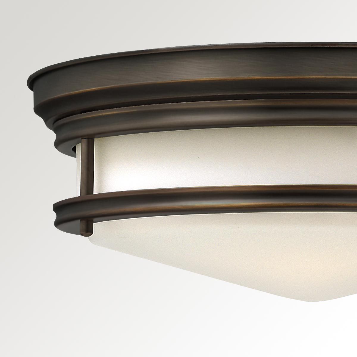 Hadley 3 Light Flush Mount Light Oil Rubbed Bronze - HK-HADLEY-F-OZ