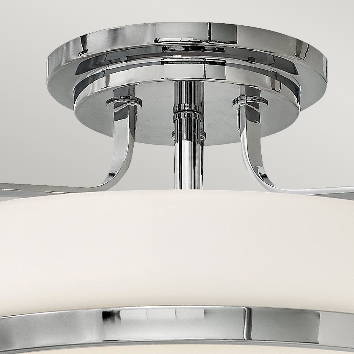 Harper 3 Light Medium Semi-Flush Mount Light Polished Chrome - HK-HARPER-SFM-CM