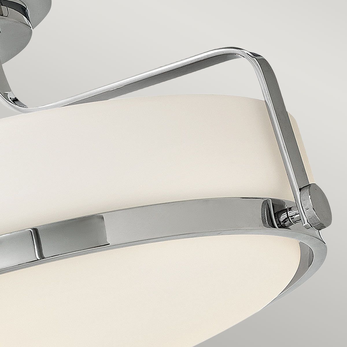 Harper 3 Light Medium Semi-Flush Mount Light Polished Chrome - HK-HARPER-SFM-CM