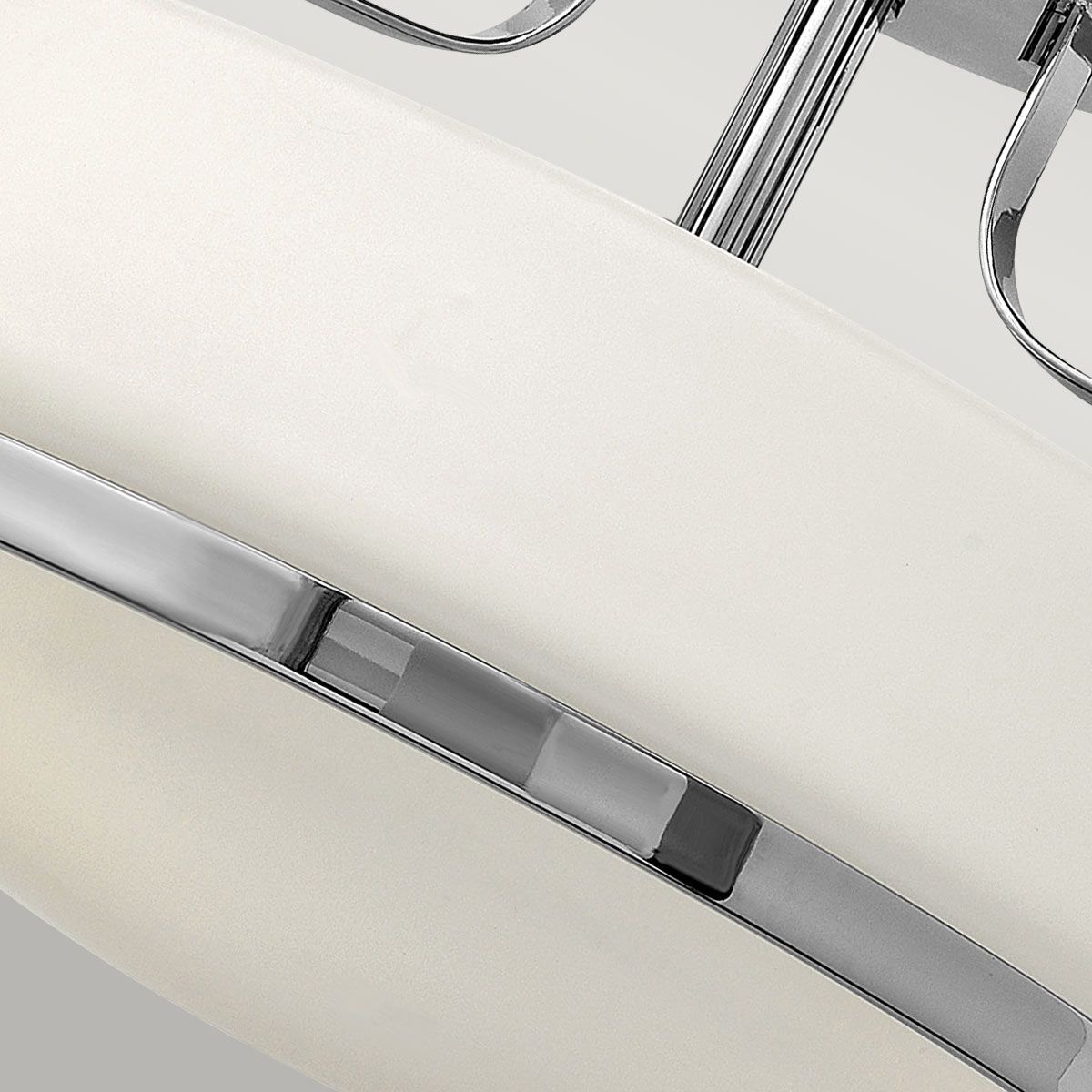 Harper 3 Light Small Semi-Flush Mount Light Polished Chrome - HK-HARPER-SFS-CM