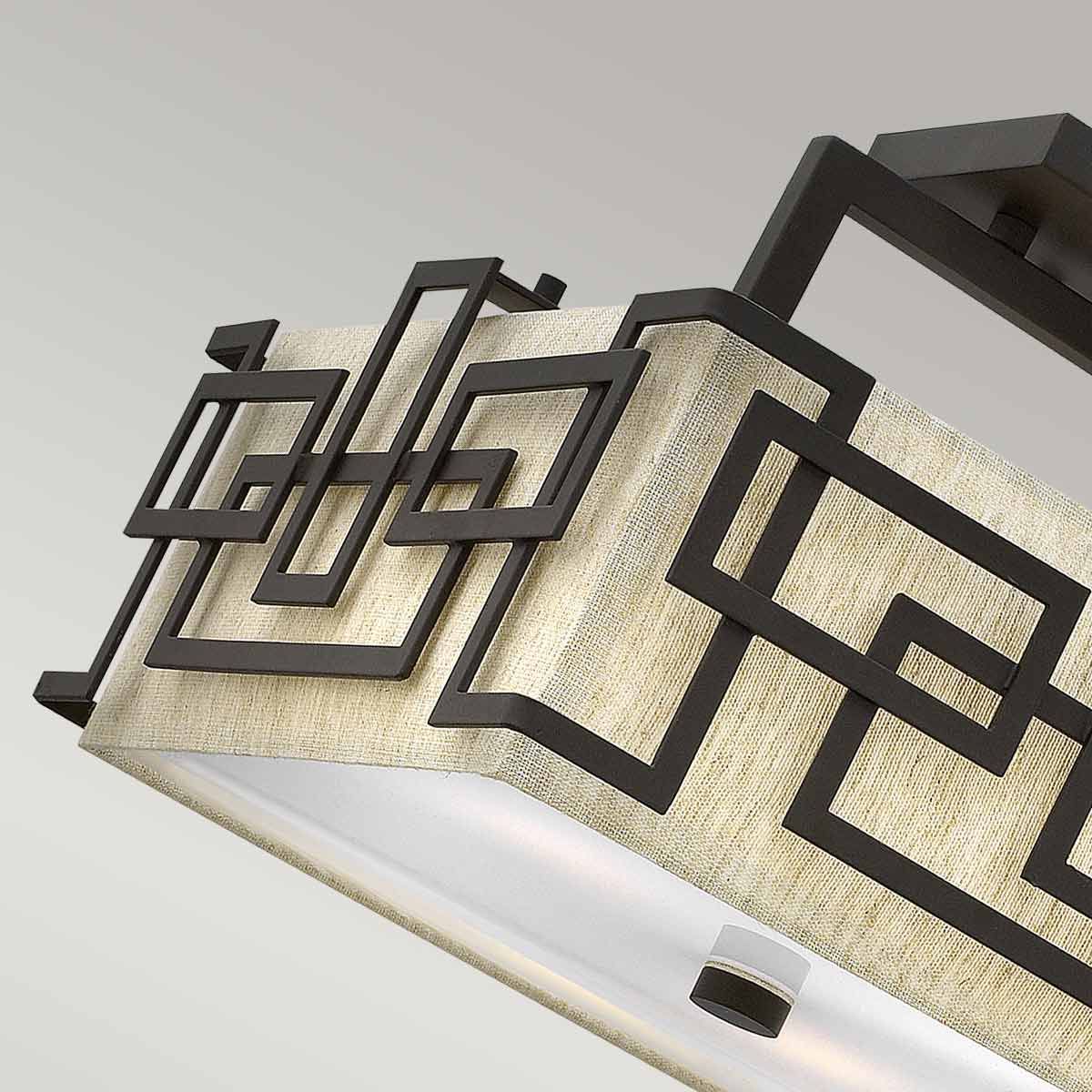 Lanza 3 Light Medium Semi Flush Mount Light Oil Rubbed Bronze - HK-LANZA-SF