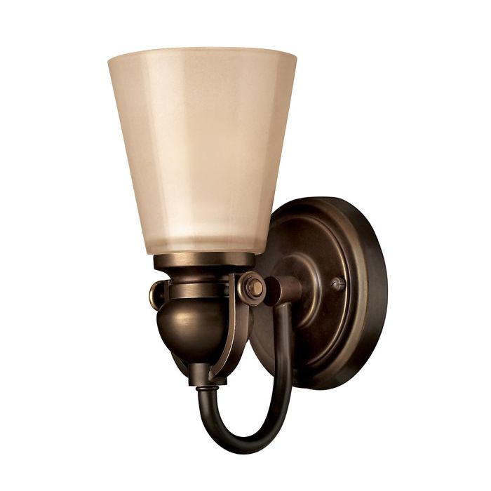 Mayflower 1 Light Wall Light Olde Bronze - HK-MAYFLOWER1