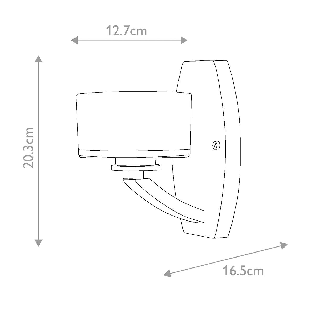 Meridian 1 Vanity Light Brushed Nickel - HK-MERIDIAN1