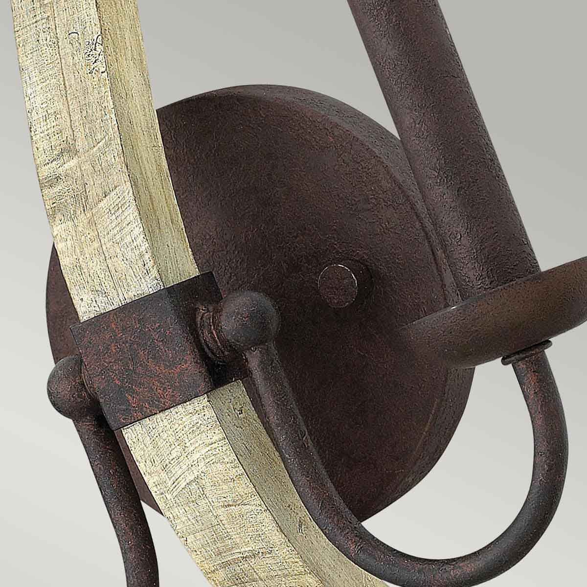 Middlefield 2 Light Wall Light Iron Rust - HK-MIDDLEFIELD2