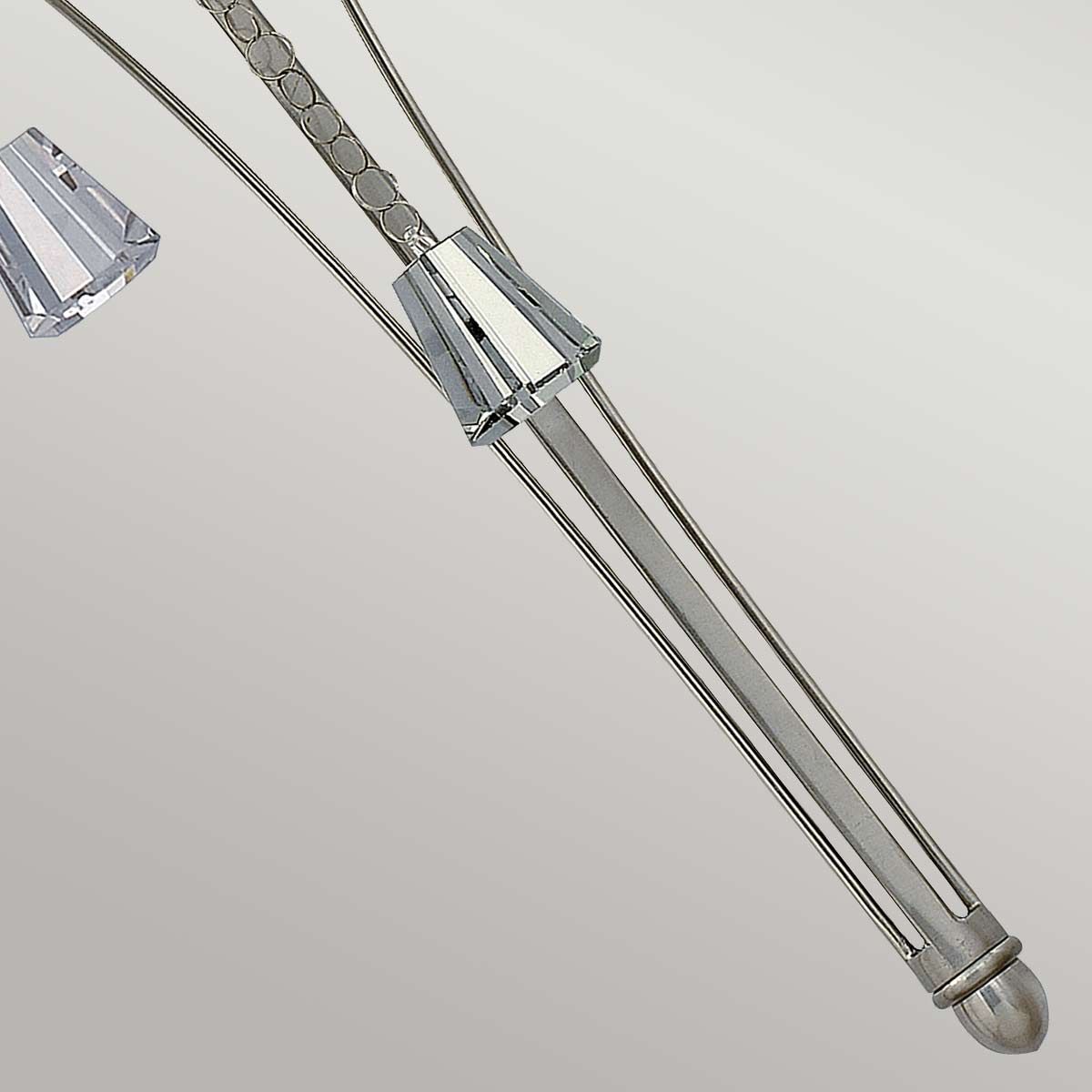 Mime 2 Light Wall Light Brushed Nickel - HK-MIME2