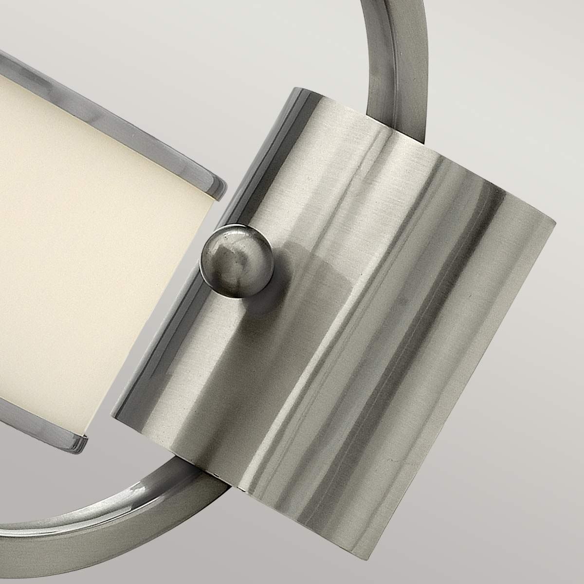 Monaco 1 Light Wall Light Brushed Nickel - HK-MONACO1