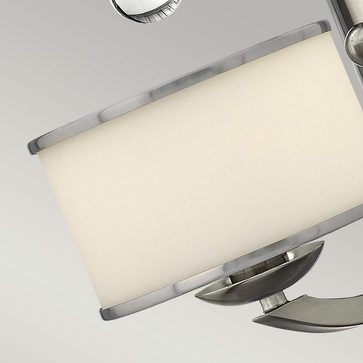 Monaco 1 Light Wall Light Brushed Nickel - HK-MONACO1