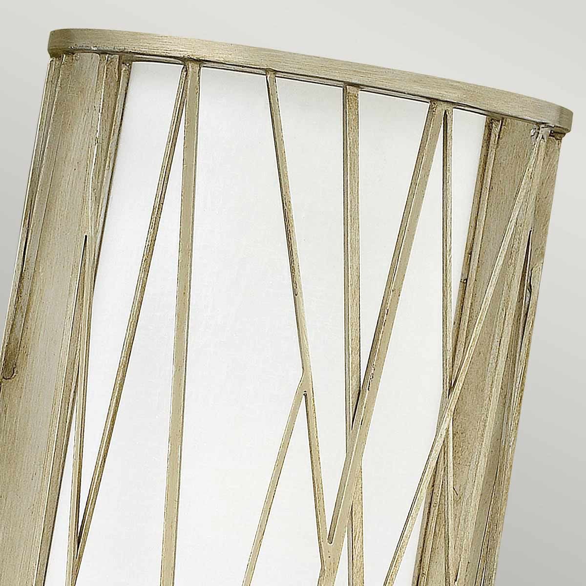 Nest 1 Light Wall Light Silver Leaf - HK-NEST1-SL