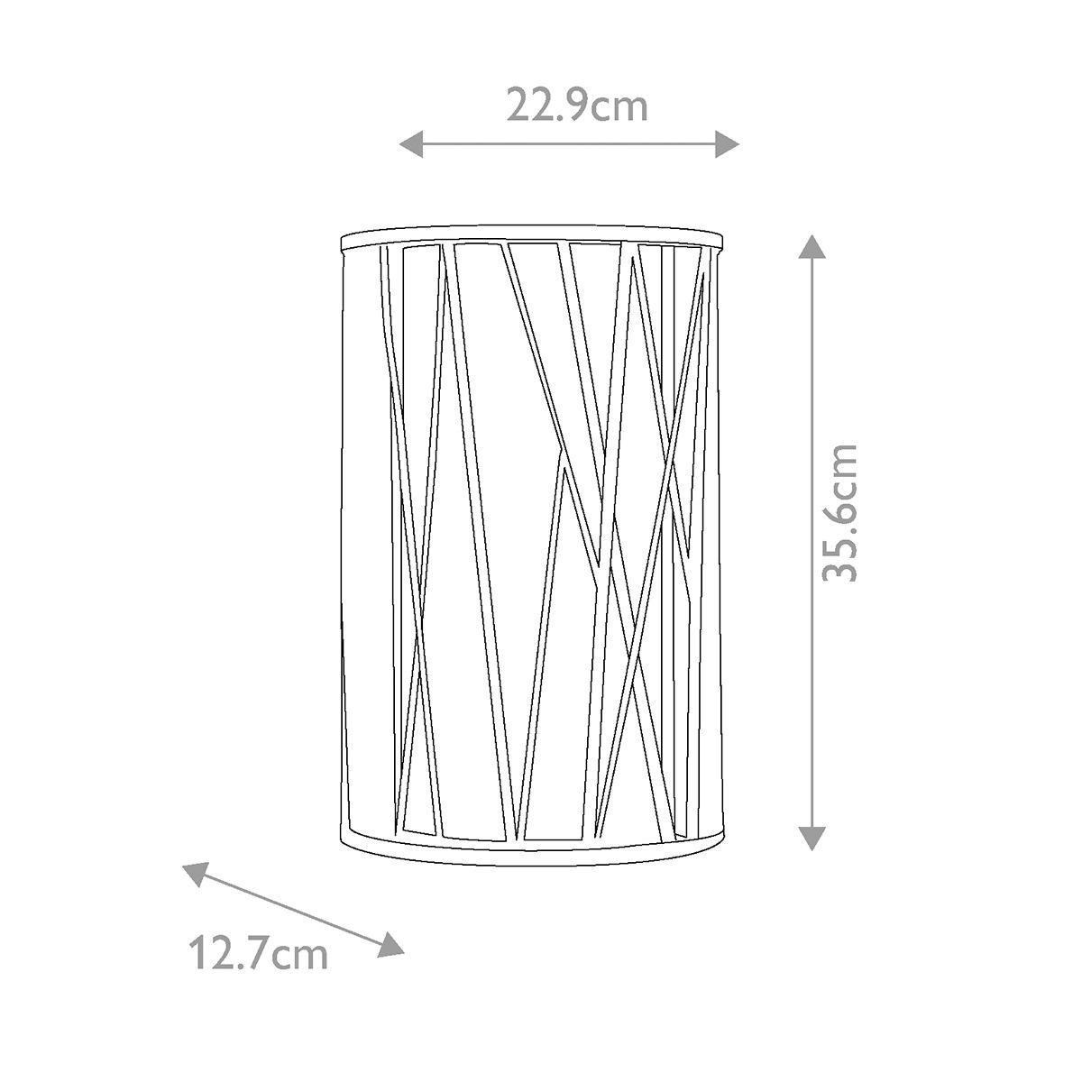 Nest 1 Light Wall Light Silver Leaf - HK-NEST1-SL