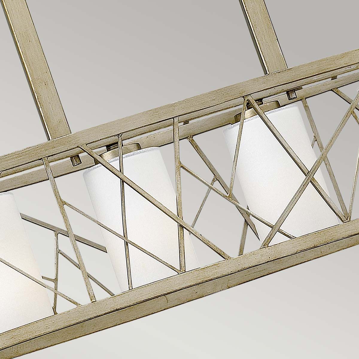 Nest 4 Light Island Pendant Silver Leaf - HK-NEST4-ISLE-SL