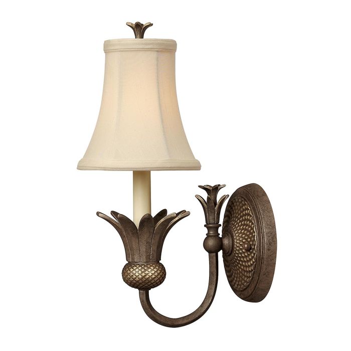 Plantation 1 Light Wall Light Pearl Bronze - HK-PLANT1-PZ