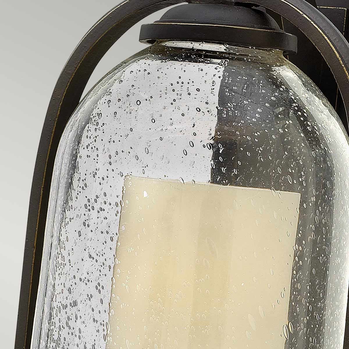 Quincy Light Medium Wall Lantern Oil Rubbed Bronze - HK-QUINCY-M