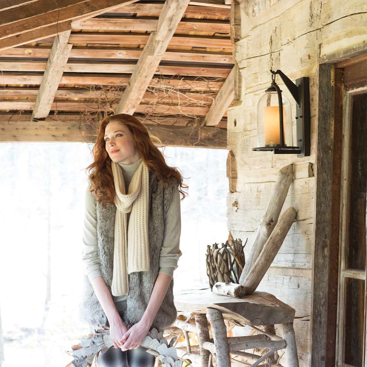 Quincy Light Medium Wall Lantern Oil Rubbed Bronze - HK-QUINCY-M