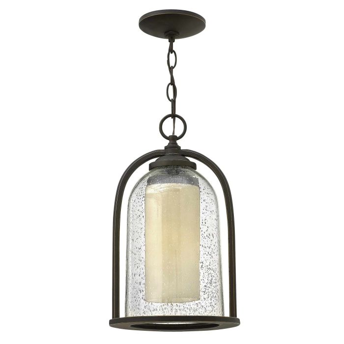 Quincy Light Medium Chain Lantern Oil Rubbed Bronze - HK-QUINCY8-M
