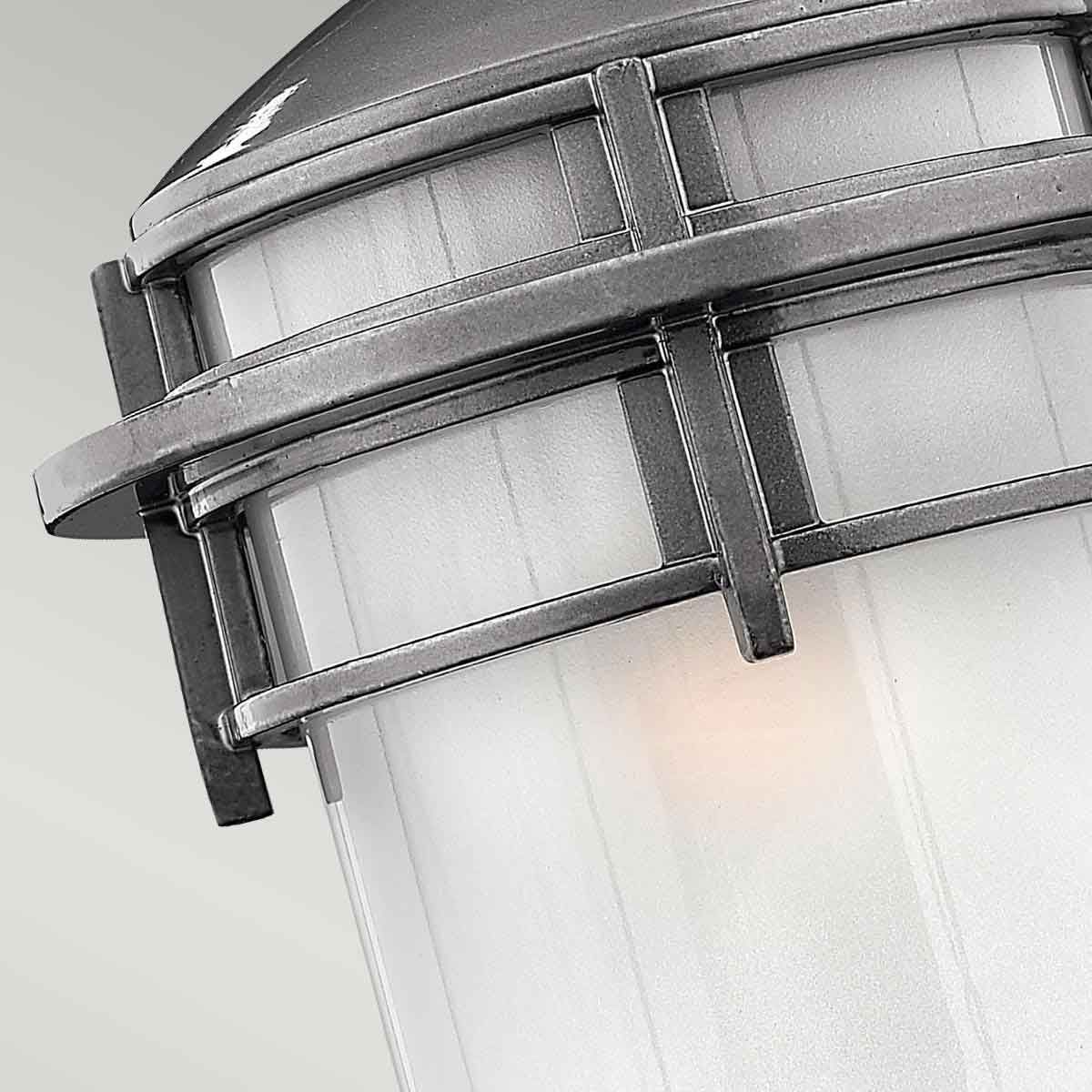 Reef Small Light Lantern Hematite - HK-REEF-SM-HE