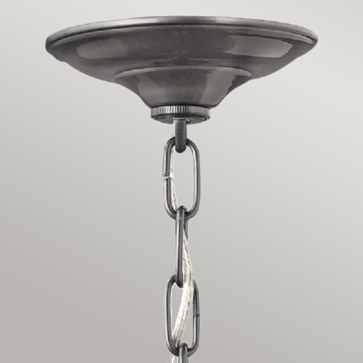 Reef Light Chain Lantern Hematite - HK-REEF8-HE