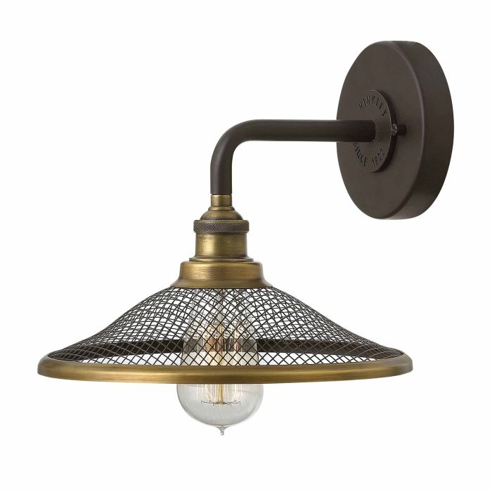 Rigby 1 Light Wall Light Buckeye Bronze & Brass - HK-RIGBY1-KZ