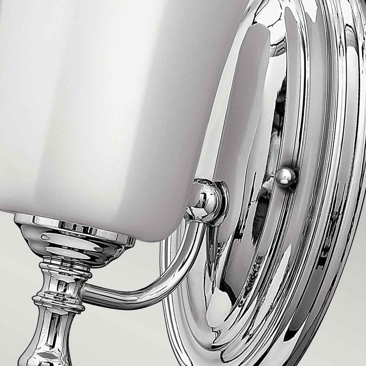 Shelly Light Wall Light Polished Chrome - HK-SHELLY1-BATH