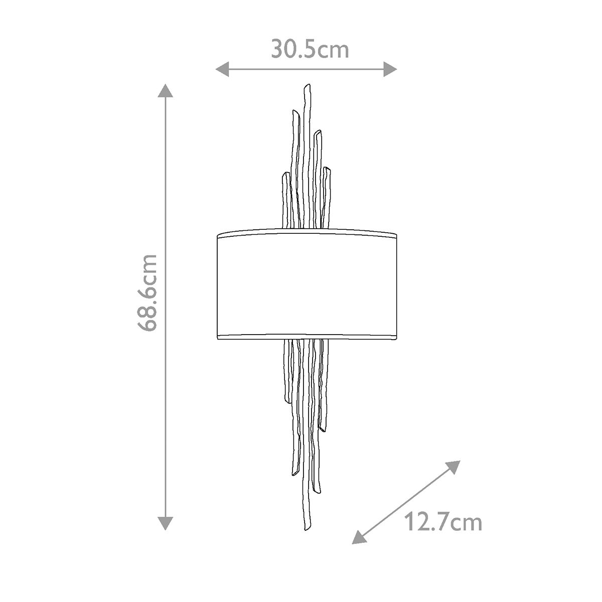 Spyre 2 Light Wall Light Metallic Matte Bronze - HK-SPYRE2-MMB