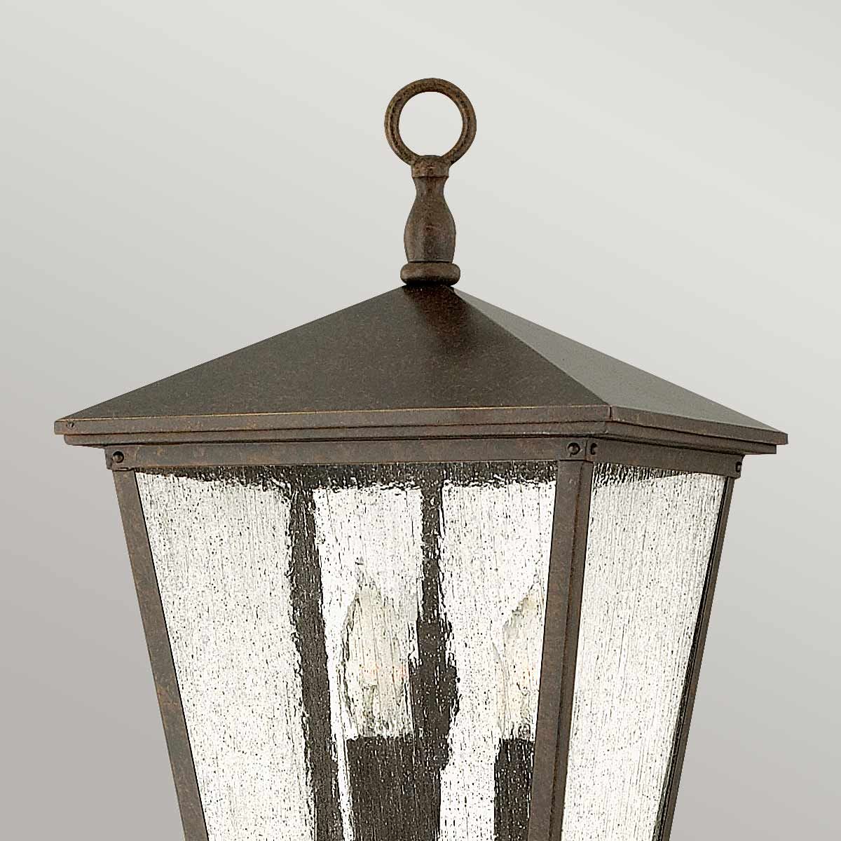 Trellis 3 Light Large Pedestal Regency Bronze - HK-TRELLIS3-L