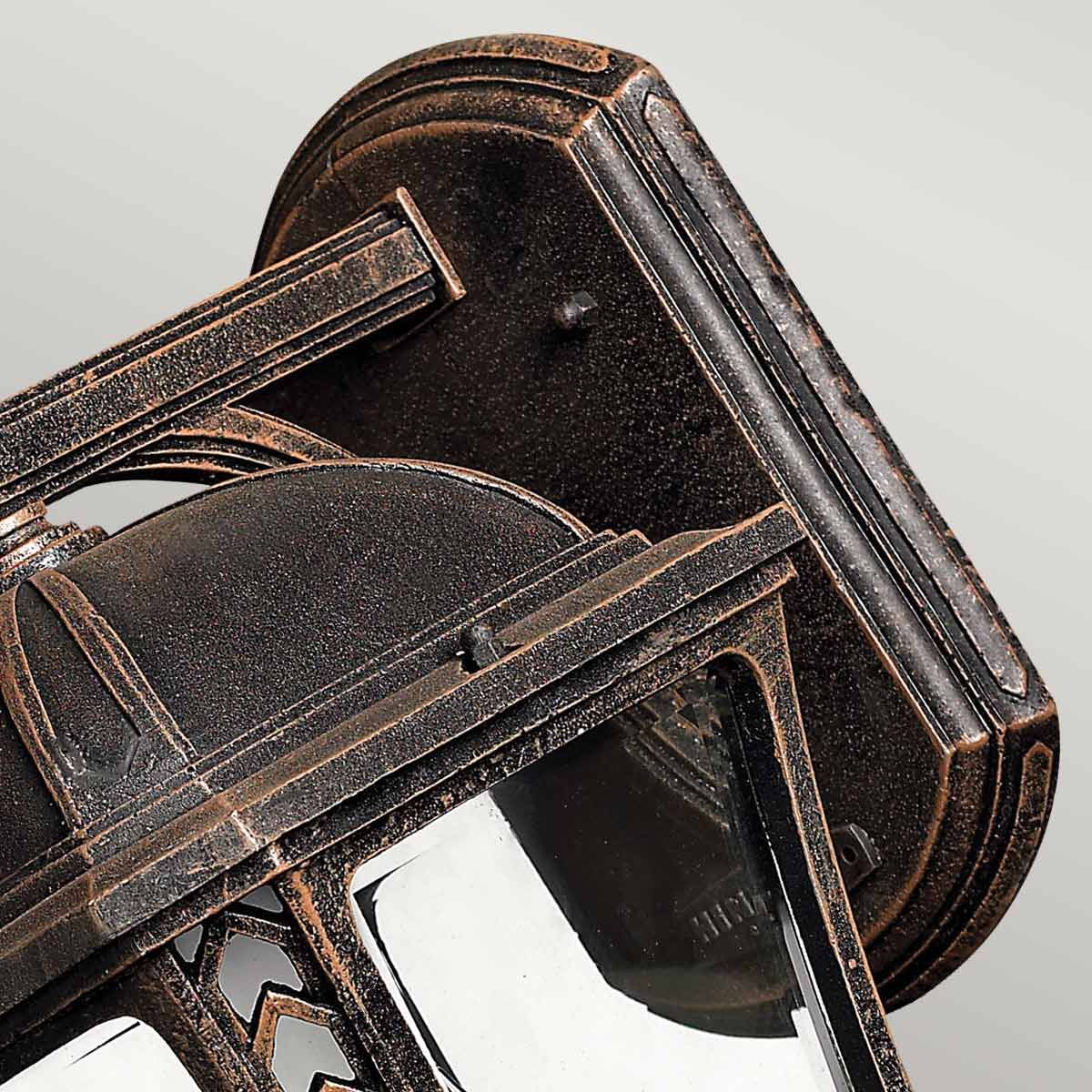 Wabash 2 Medium Wall Lantern Mocha - HK-WABASH2-M