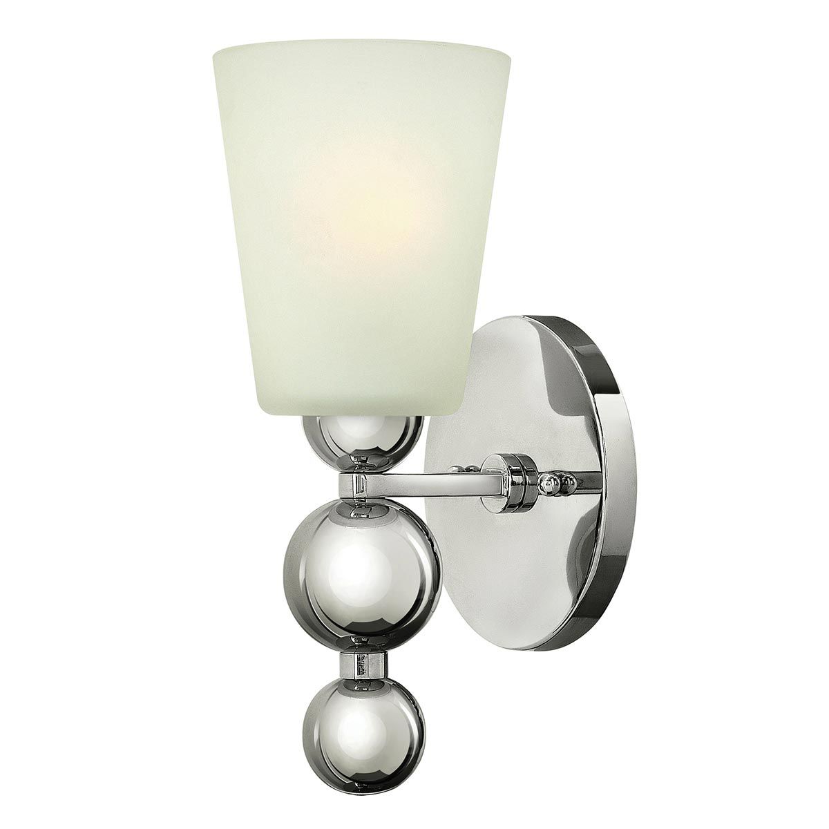Zelda 1 Light Wall Light Polished Nickel - HK-ZELDA1-PN