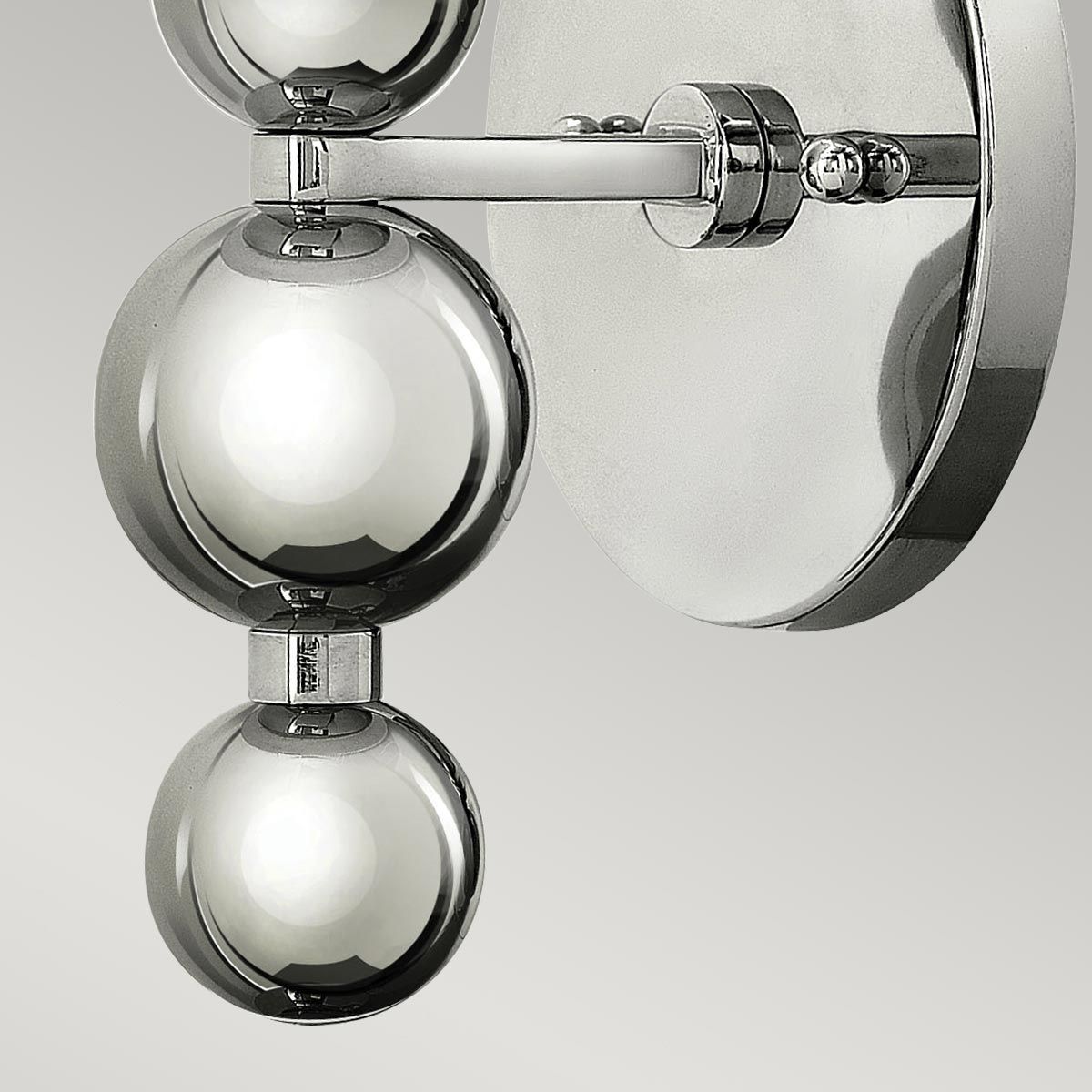 Zelda 1 Light Wall Light Polished Nickel - HK-ZELDA1-PN