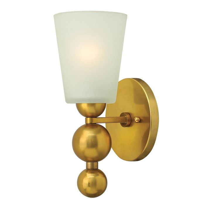 Zelda 1 Light Wall Light Vintage Brass - HK-ZELDA1-VS