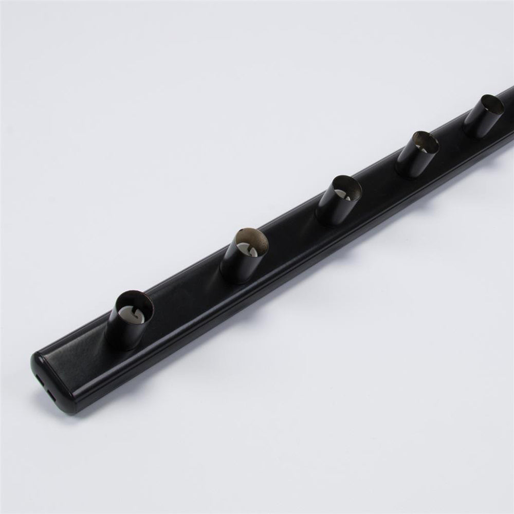 Buy Bathroom Vanity Lights Australia Hollywood Bathroom Vanity 5 Lights Black Aluminium - 16327