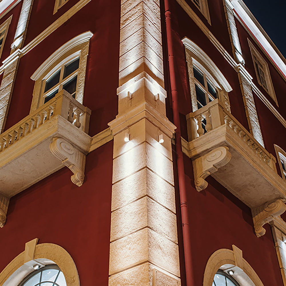 Buy Exterior Wall Lights Australia Intono 3.1 Exterior Wall Light Honey 10W CRI80 On / Off Aluminium 3000K - NT3110