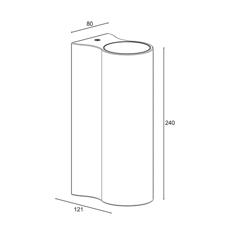 Buy Exterior Wall Lights Australia Intono 3.1 Exterior Wall Light Honey 10W CRI90 On / Off Aluminium 3000K - NT3110