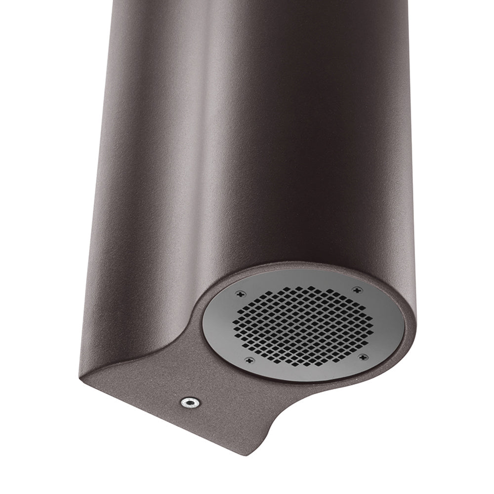 Buy Exterior Wall Lights Australia Intono 3.9 Exterior Wall Light With Speaker 24V 9W CRI80 Aluminium 4000K - NT3900