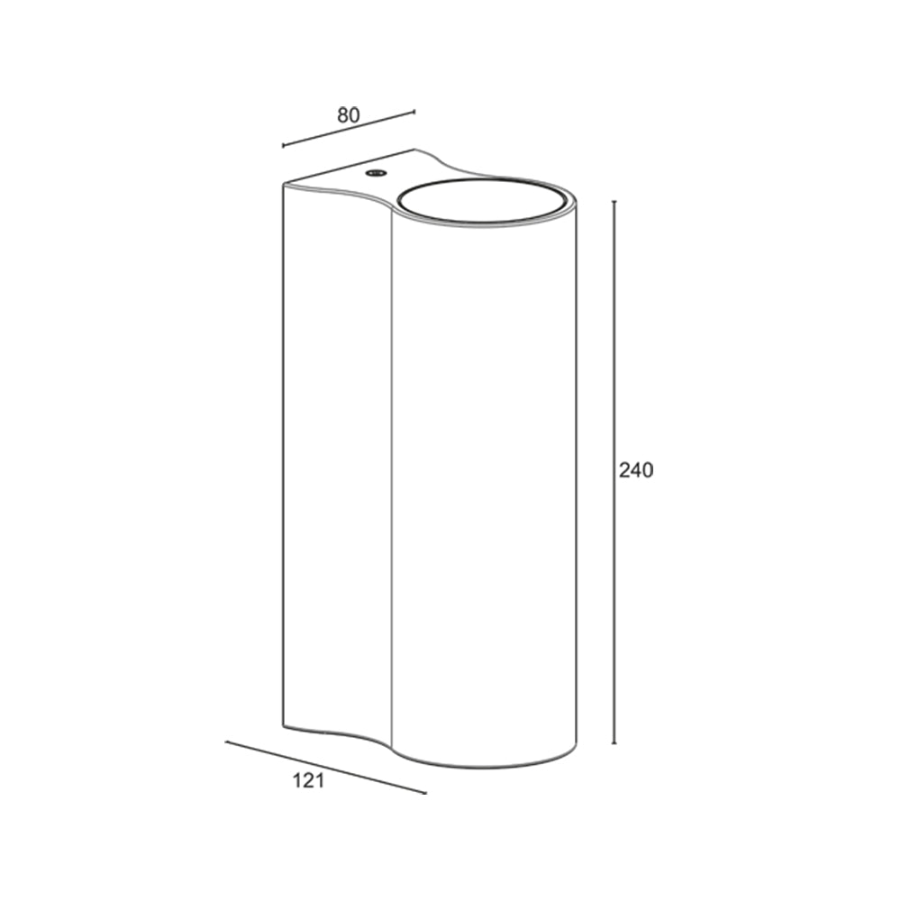 Buy Exterior Wall Lights Australia Intono 3.9 Exterior Wall Light With Speaker 24V 9W CRI80 Aluminium 3000K - NT3900