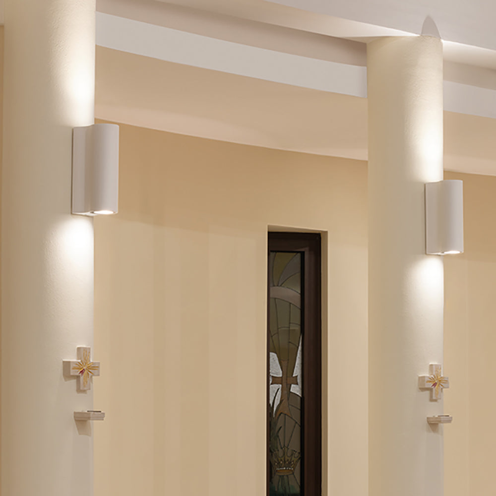 Buy Up / Down Wall Lights Australia Intono 4.2 Up & Down Wall Light 38W CRI90 On / Off Aluminium 3000K - NT4210