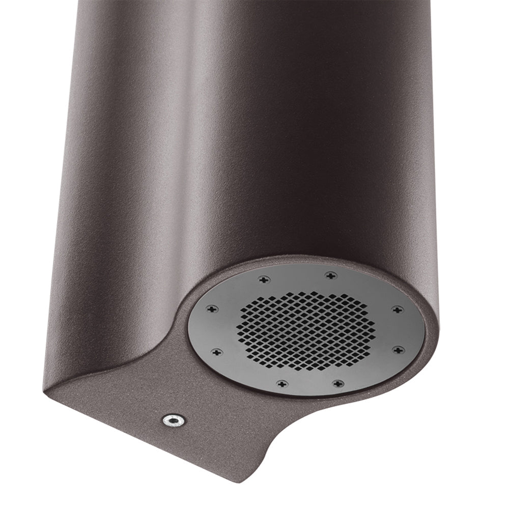 Buy Exterior Wall Lights Australia Intono 4.9 Exterior Wall Light With Speaker Honey 24V 17W CRI80 Aluminium 2700K - NT4900