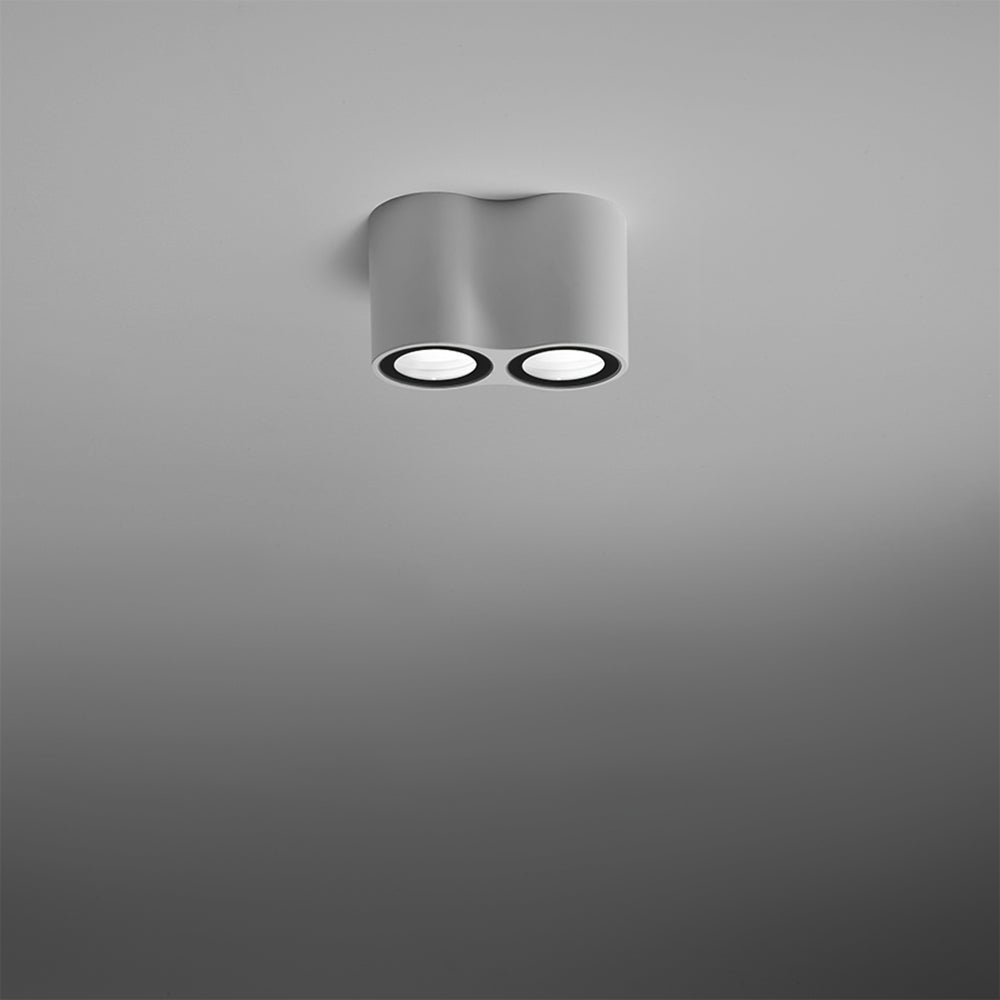 Buy Surface Mounted Downlights Australia Intono C IN 3.3 Surface Mounted 2 Downlights Honey 20W CRI80 DALI Aluminium - NC3310