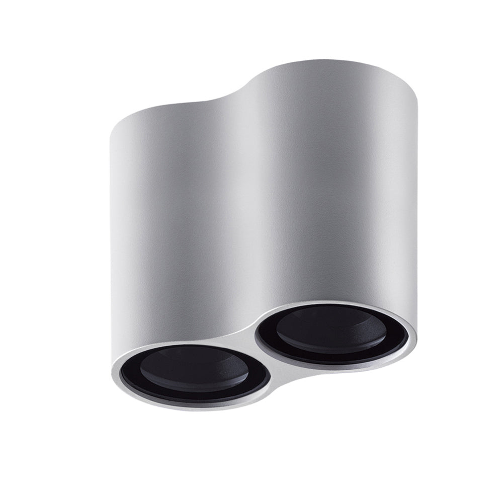 Buy Outdoor Close To Ceiling Lights Australia Intono C Out 2.4 Close To Ceiling 2 Lights 12W CRI90 Aluminium- NC2410