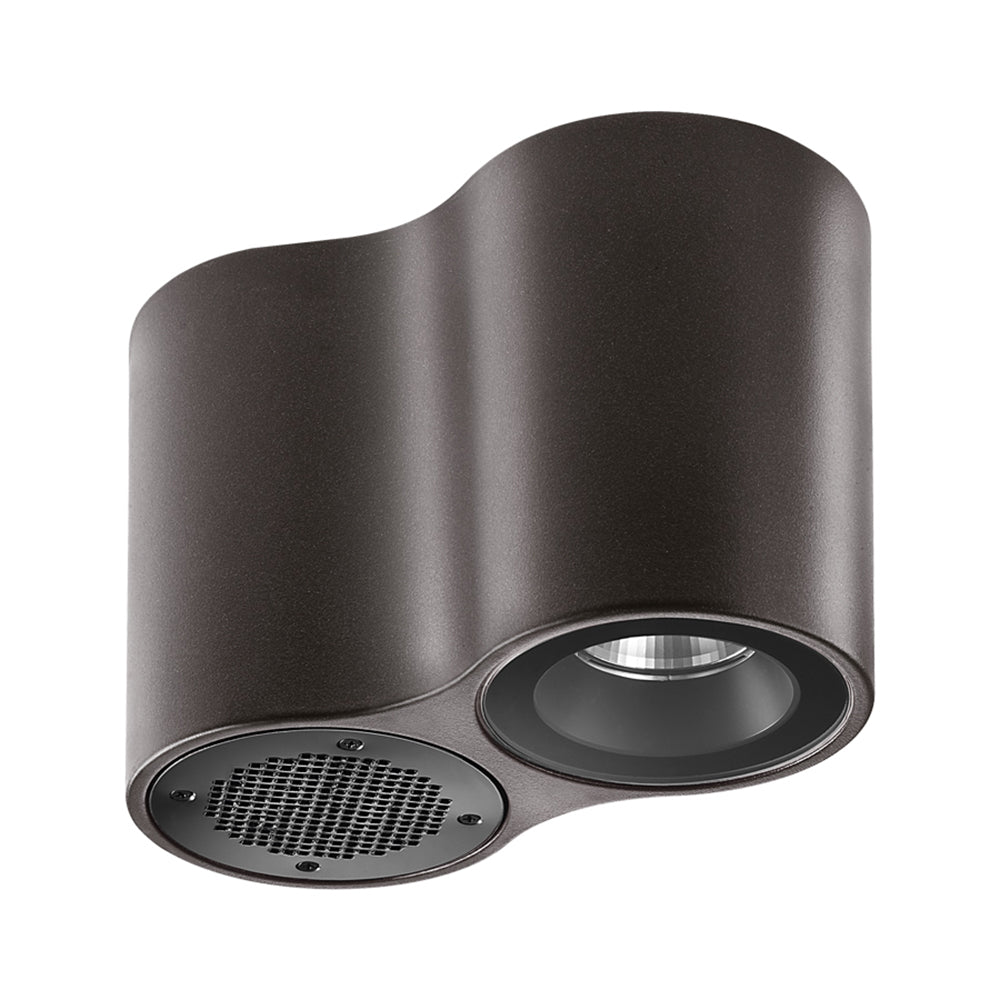 Intono C In 3.9 Close To Ceiling Light With Speaker 24V CRI80 Aluminium - NC3900