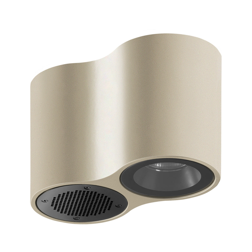 Intono C In 3.9 Close To Ceiling Light With Speaker 24V CRI90 Aluminium - NC3900