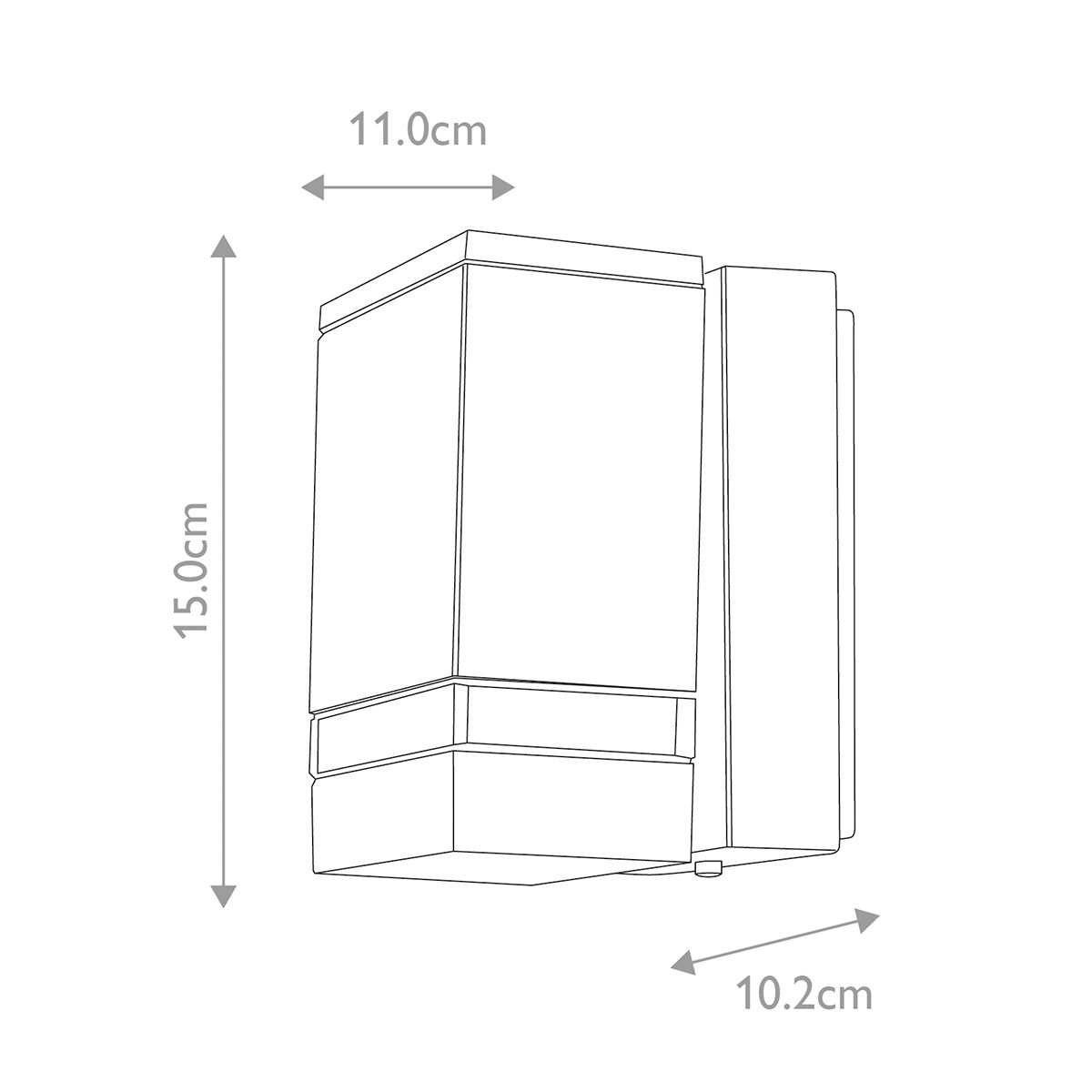 Jannik LED Wall Light Graphite - JANNIK-LED1