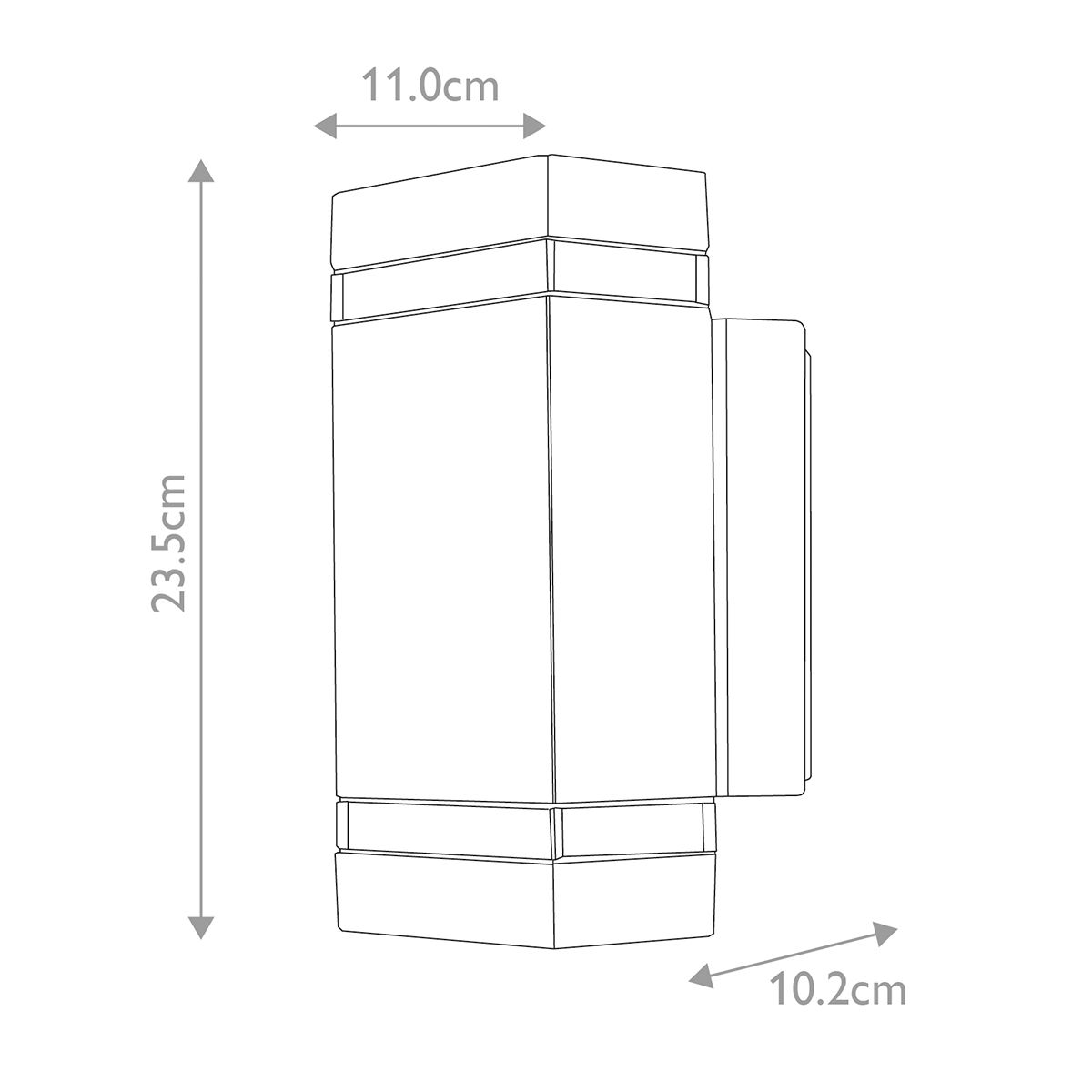 Jannik Light LED Wall Light Graphite - JANNIK-LED2