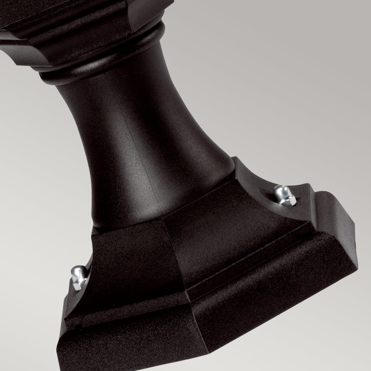 Kinsale Pedestal Lantern Black - KINSALE-PED-POR