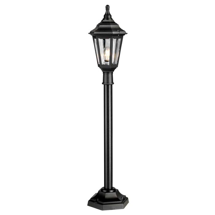 Kinsale Pillar Lantern Black - KINSALE-PILLAR