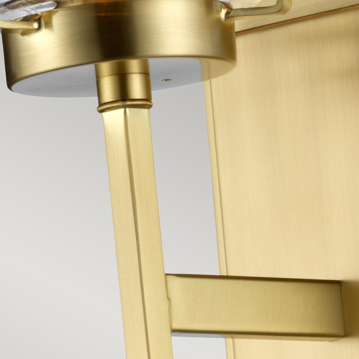 Alton Wall Light Brushed Brass - KL-ALTON1-BATH-BB