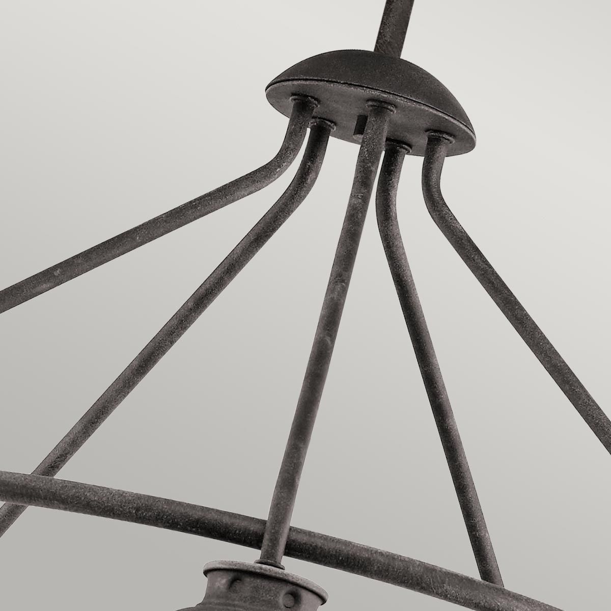 Ashland Bay 5 Light Chandelier Weathered Zinc - KL-ASHLANDBAY-5P