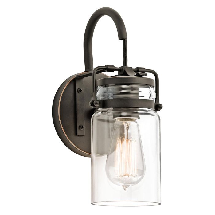 Brinley Wall Light Olde Bronze - KL-BRINLEY1-OZ