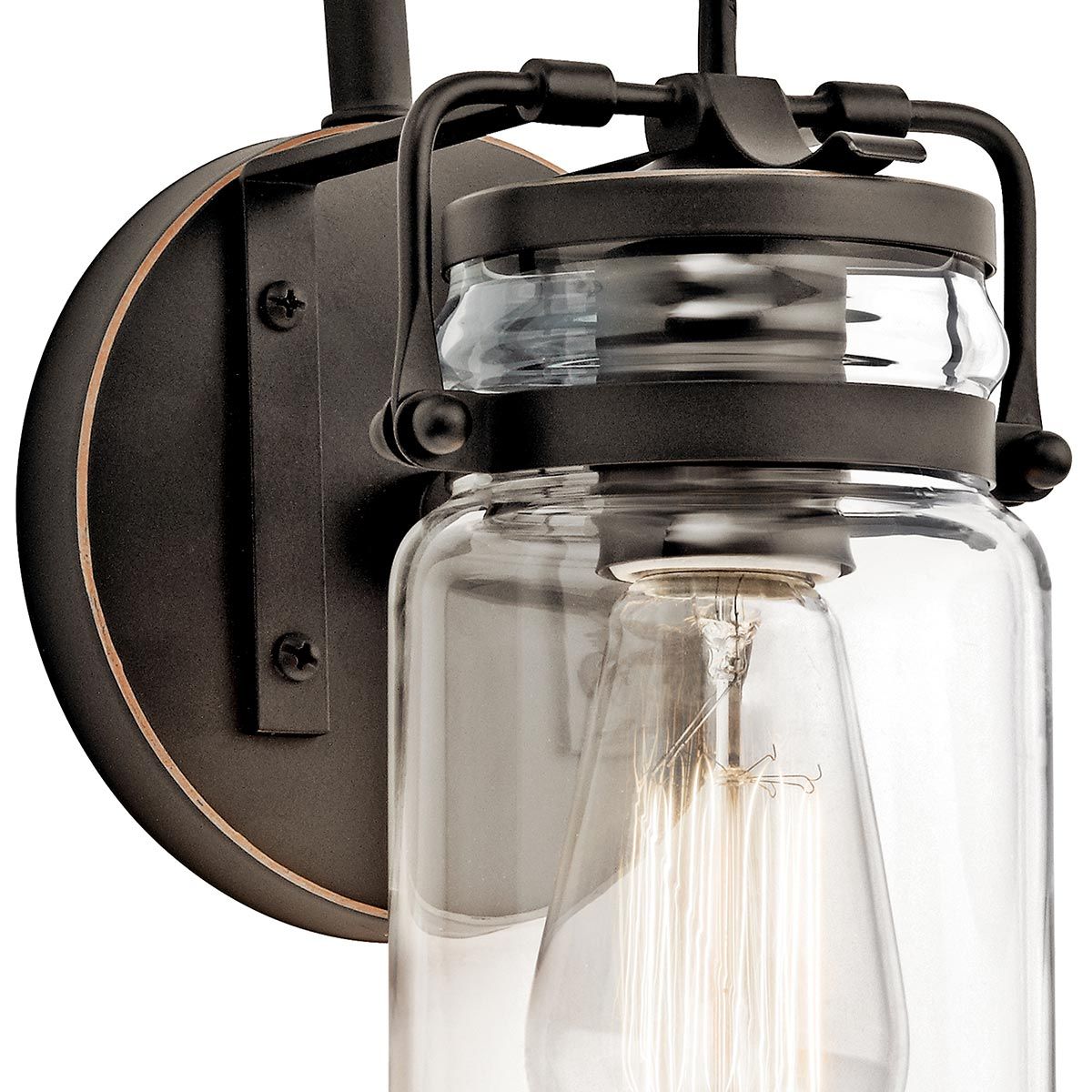 Brinley Wall Light Olde Bronze - KL-BRINLEY1-OZ