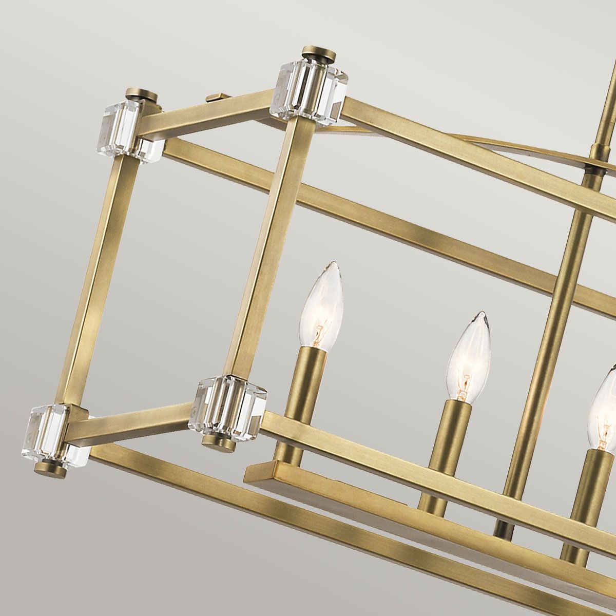 Cayden 6 Light Island Pendant Natural Brass - KL-CAYDEN-ISLE