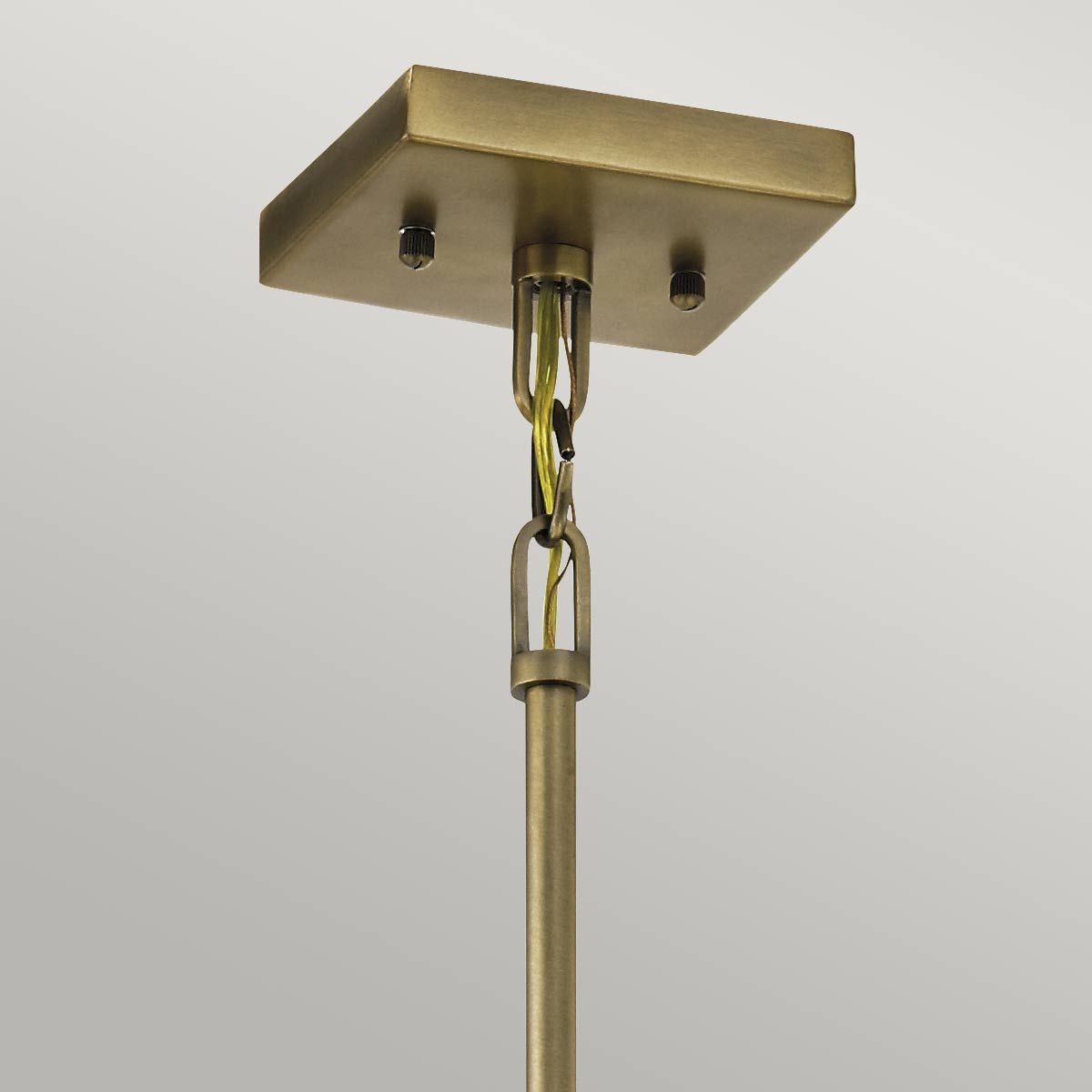 Cayden 4 Light Small Pendant Natural Brass - KL-CAYDEN-P-S